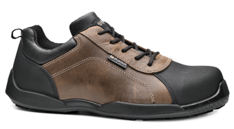 Picture of S3 - SRC - Portwest - Rafting Safety Footwear - Full Grain Leather - SlimCap Toecap - Anti Static - Brown/Black - PW-B0609BRK