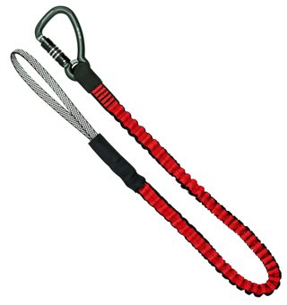 picture of Gripps Bungee Tether Triple-Action Carabiner - 18kg - [GPS-H10020]