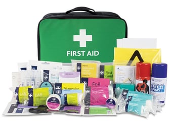 picture of Relisport Stadium First Aid Kit - In Green Paris Bag - [RL-344]