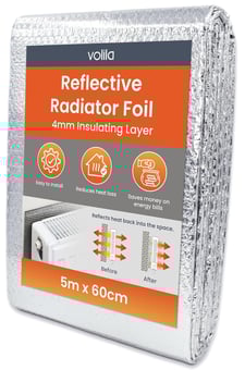picture of Volila Reflective Radiator Foil - 5m x 60cm - Folded - [JR-RADFOIL560]