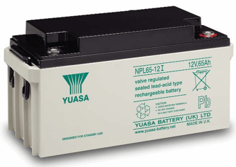 picture of Yuasa NPL65-12 Sealed Lead Acid Battery - 12v 65Ah - [BRH-SLAYUANPL65-12]