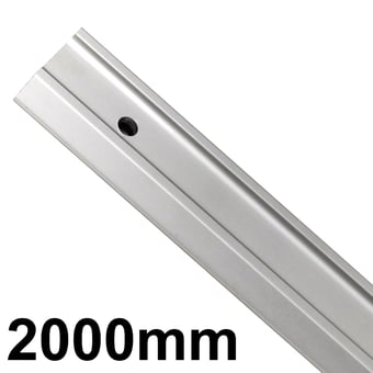 picture of Maun Aluminium Safety Straight Edge 2000 mm - [MU-1710-200]