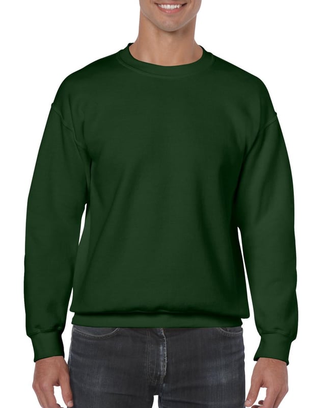 picture of Gildan Heavy Blend™ Adult Crewneck Sweatshirt - Forest Green - BT-18000-FRSTGRN