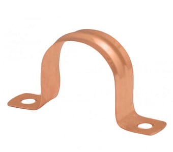 picture of 15mm Copper Pipe Clips - 5 Packs of 5 (25pcs) - CTRN-CI-PA118P