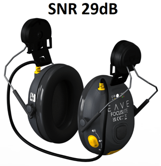 picture of Eave FocusLite 2.0 Level Dependent Ear Defender - Helmet Mount - [EAV-HELMET2]