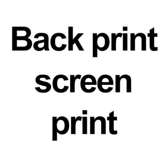 Picture of Back print screen print - [IH-DPT-BP]