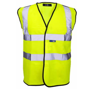 Picture of High Quality Yellow Hi-Vis Velcro Vest - ST-35241