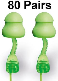 Picture of Moldex - Twisters Cord Reusable Ear Plugs - Box of 80 pairs - SNR 34 - [MO-6441]