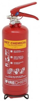 Picture of Value 2Ltr Wet Chemical Fire Extinguisher - 8A 34B & 25F - [HS-FXWC2] - (LP)