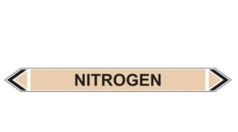 Picture of Flow Marker - Nitrogen - Yellow Ochre - Pack of 5 - [CI-13450]