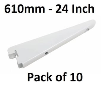 picture of Twin Track Shelving Bracket - 610mm - Pack of 10 - [CI-AB17L]