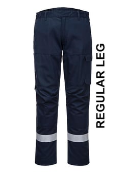 picture of Portwest - Navy Blue Bizflame Ultra Trouser - Regular - PW-FR66NAR
