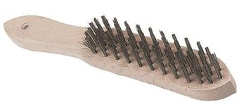 Picture of Silverline - Heavy Duty Wire Brush - 4 Row - Bristle Length 20mm - [SI-PB15] - (NS-02-FEB)