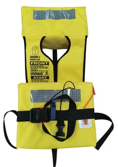 picture of Lalizas Foam Folding Lifejacket Compact - SOLAS/MED-MER - Adult - Yellow - [LZ-722141] - (LP)
