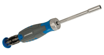 Picture of Silverline 12-in-1 Multi-Bit Ratchet Screwdriver - [SI-930569]