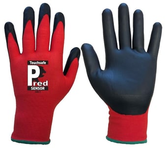 Picture of Pred Sensor Red Nylon Gloves - JE-TS1