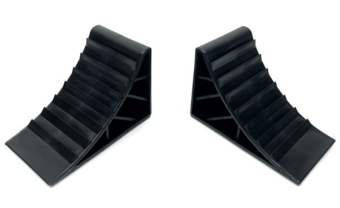 picture of Wheel Chocks For Cars and Trailers - Lightweight Plastic - [PSO-WCL6255]