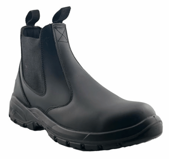 Picture of Tuffking Brook Black Leather Uniform Dealer Boot S1P SRA Steel Midsole - GN-9551