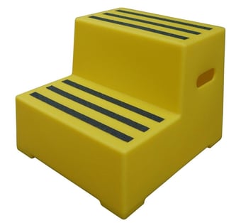 Picture of Manual Handling Yellow Premium Safety Steps - 2 Step - [SL-ACCESS108-Y]