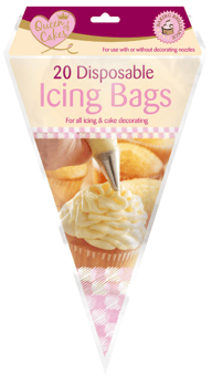 picture of Queen Of Cakes Disposable Icing Bag 20 Pack - [ON5-QC1117]