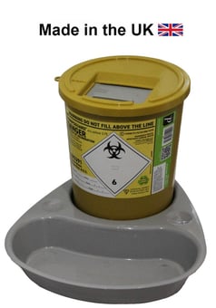 picture of SHARPSGUARD® 2.5 Tray For Use With All 2.5 Ltr Sharps Bins - Tray Only - Bin Not Included - [DH-PT299]