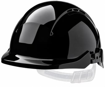 picture of Centurion - Concept Black Safety Helmet - Vented - Reduced Peak - Slip Ratchet - [CE-S08CKF]