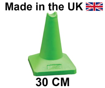 picture of JSP - 30cm Sports Cone Sand Weighted - Green - [JS-JCA020-020-300] - (DISC-X)