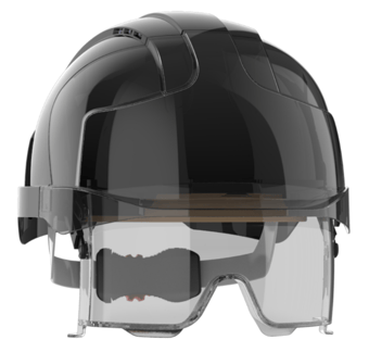 Picture of JSP EVO VISTAlens Black/Smoke Safety Helmet - [JS-AMB170-006-J00]