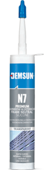 Picture of Demsun N7 Window & Exterior Frame Neutral Silicone 300ml - White - [DMS-DS02413]