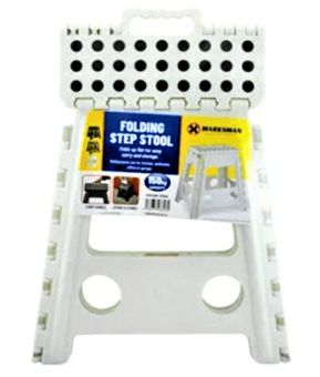 picture of Marksman Anti Slip Folding Step Stool with Carry Handle - White - [PD-23351C-White]