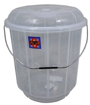 picture of VPL Bucket With Lid - 13 Litre - Clear - [MXW-L-113C] - (DISC-W)