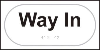 Picture of Spectrum Way In - Taktyle 300 x 150mm - SCXO-CI-TK0316BKWH
