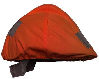 picture of Orange Hard Hat Cover - Flame Retardant 400 Denier Polyester - Single Unit - One Size - [SEA-231-O]