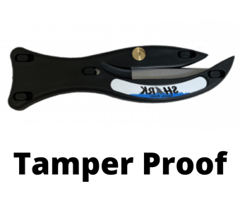 picture of Shark Series Heavy Duty Black Safety Knife - [KC-SHARK-H/BLACK/TP]