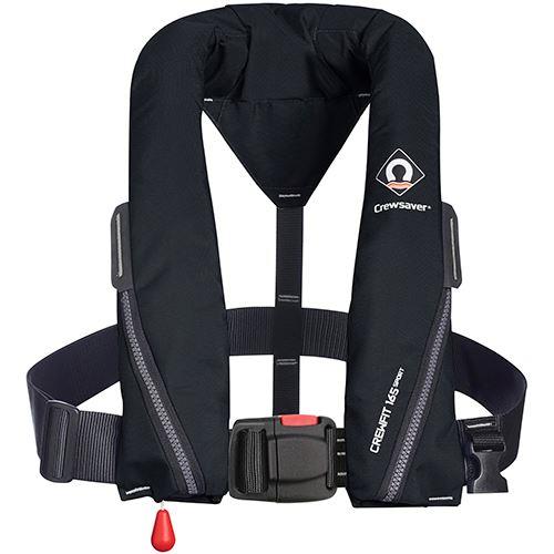 Picture of Crewsaver Crewfit 165N Manual Black Sport Lifejacket - [CW-9710BLM] - (LP)