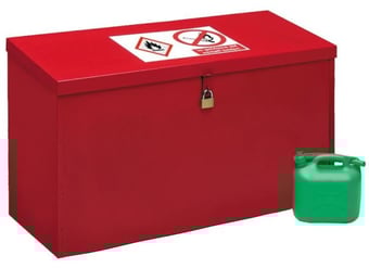 Picture of QMP Petroleum & Flammable Liquid Floor Chest - 510H x 610W x 340D mm - [QM-CT516134ZHXX] - (LP)