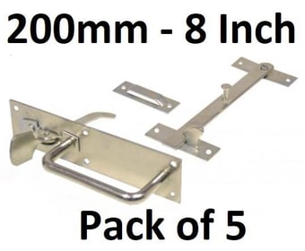 picture of ZP Suffolk Latch - 200mm (8") - Pack of 5 - [CI-GI20L]