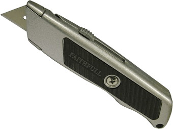 Picture of Faithfull - Trimming Knife with Retractable Blade - [TB-FAITKR]