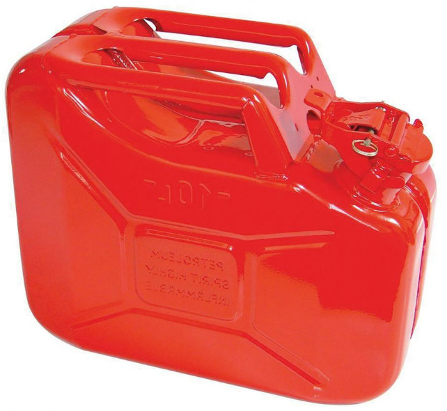 picture of Metal Fuel Can Red 10 Litre - [HC-MPMD483]