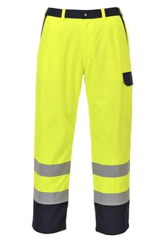 picture of Portwest - Yellow Hi-Vis Bizflame Pro Trousers - [PW-FR92YER]