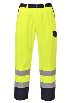 Picture of Portwest - Yellow Hi-Vis Bizflame Pro Trousers - [PW-FR92YER]