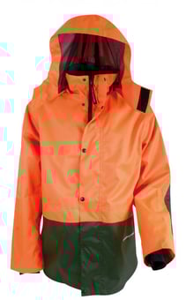 picture of Francital Saugues Parka Rain Jacket - HV Orange/Green - SF-FI034-OG