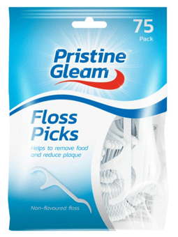 Picture of Pristine Gleam Floss Picks 75 Pack - [OTL-317775]