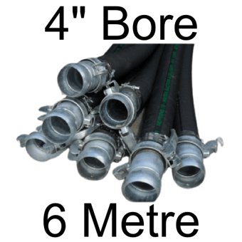 picture of Water Hose Assemblies - 4" Bore x 6m - [HP-WHA4-6M]