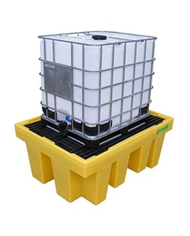 Picture of Ecospill Single IBC Polyethylene Spill Pallet - [EC-P3201813]