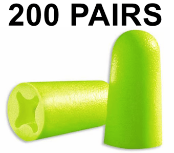 picture of Uvex - 200 Pairs - X-Fit Uncorded Lime Ear Plugs - SNR32 dB - [TU-2112-001] - (LP)