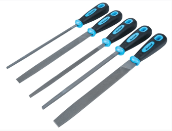 Picture of Blue Spot Handled File Set 5 Piece - 200mm (8in) - [TB-B/S22654]