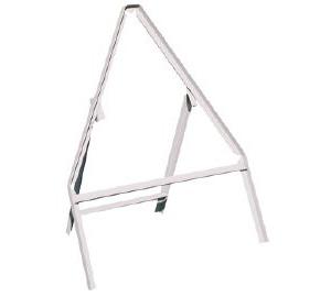 Picture of Metal Frame 600mm High Triangular Grey Angle Coated Iron With Clips -  Sign Size 600mm Triangle - [AS-ST5]
