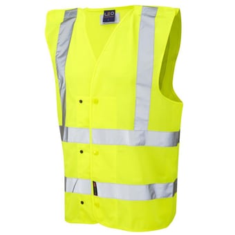 Picture of Rackenford - Hi-Vis Yellow Underground Waistcoat - LE-W17-Y - (DISC-X)