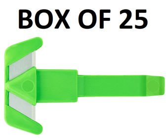 picture of Klever Kleen Replacement Narrow (20) Head - Box of 25 - [BE-KCJ-XH-20X]